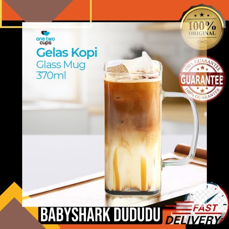 Gelas kopi aesthetic / gelas kaca transparan