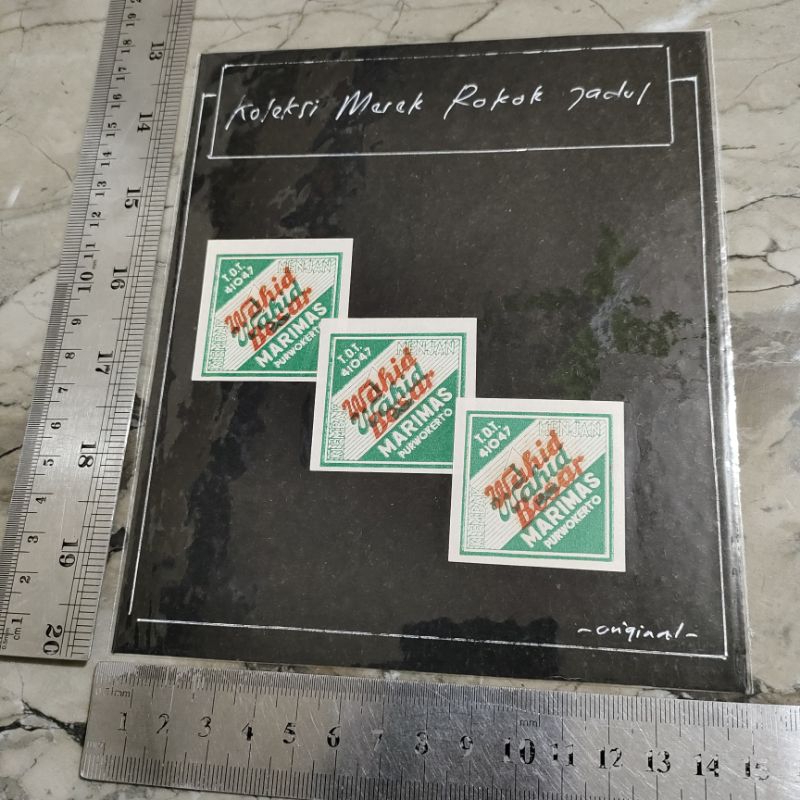 

KL22LW Kertas Label asli jadul, kertas lawas