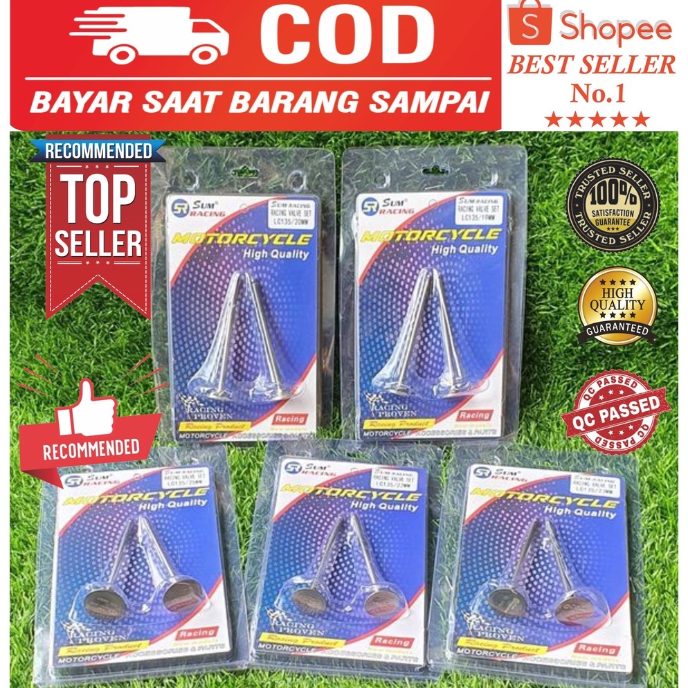 KODE T8S9 Klep Carbon Jupiter Mx  Vixion  Mx king Size 192222325 batang 45mm