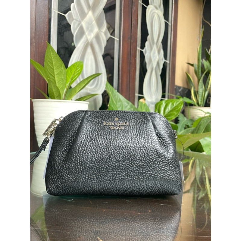 Tas Wanita Cewek Perempuan KS Dumpling Convertible Crossbody Bag - Black 100% ORIGINAL