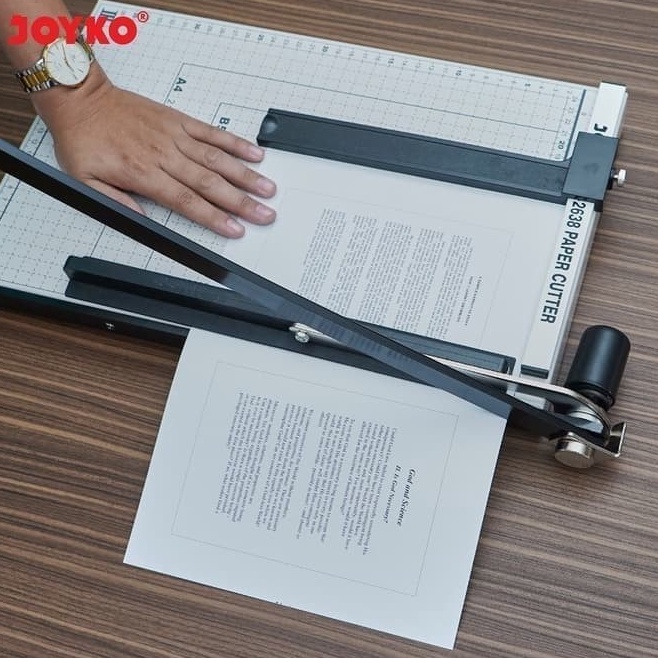 

KODE X9U6 Pemotong Kertas JOYKO PC2638 Paper Cutter F4 FOLIO LETTER PC2638