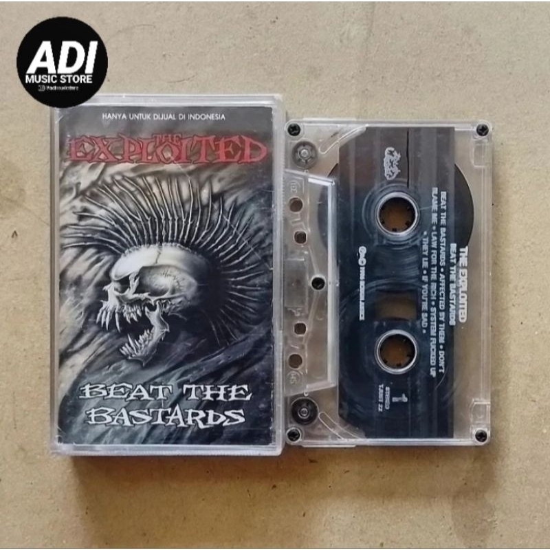 USED The Exploited - Beat The Bastards (Kaset Tape Pita)