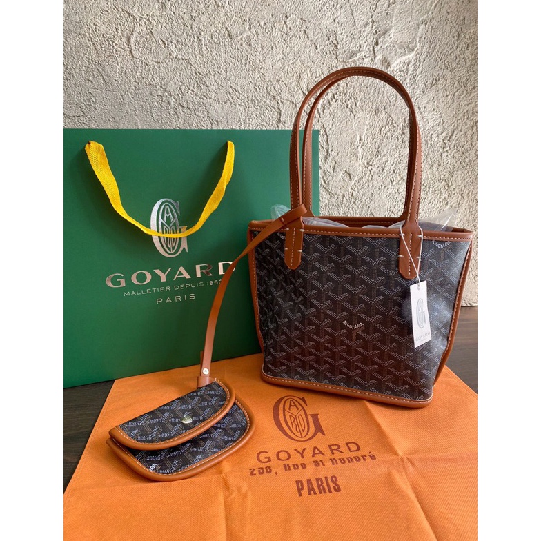 KODE S64B TAS GOYARD ANJOU SET POUCH TOTE BAG WANITA IMPORT PREMIUM QUALITY FREE PAPERBAG