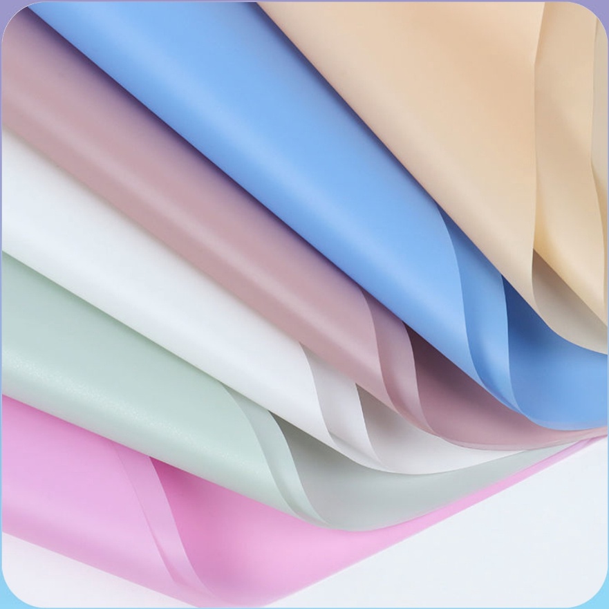 

Sale 2 LEMBAR Flower Wrapping Paper Varian Polos Kertas Buket Bunga Cellophane Florist KB1