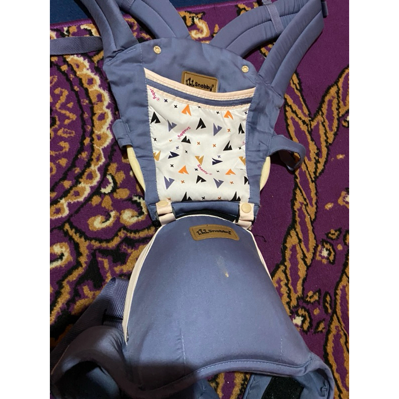 Gendongan Depan Hipseat | Gendongan 6 posisi dengan penutup kepala | Hipseat Carrier | Hipseat snobb