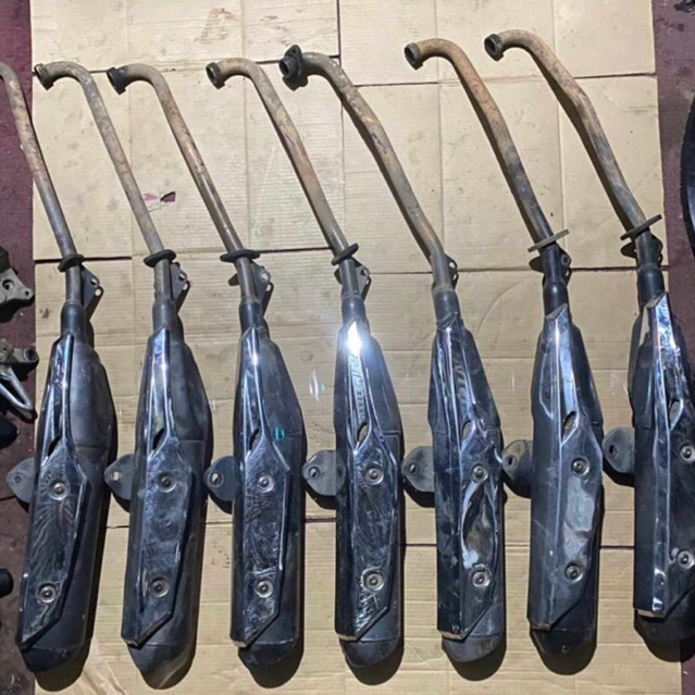 Knalpot kenalpot motor supra x 125 fi injeksi original second kondisi aman