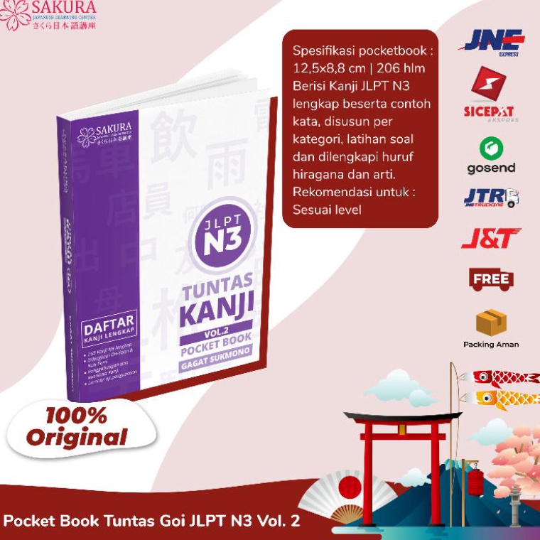 KODE D7E9 Buku Kanji Jepang Tuntas kanji N3 Vol2