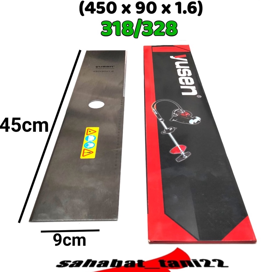 Boom Pisau mesin potong rumput panjang pisau potong rumput panjang 45 X 9 X 16 YUSEN