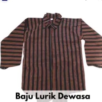 Baju Lurik Sojan Dewasa Pria Ukuran Jumbo XXXL