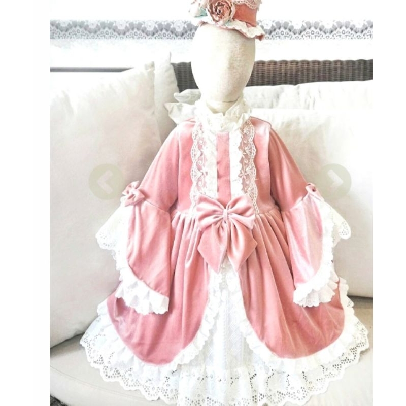 Pr3l0ved Autumn dress Gaun musim gugur Dress Anak Gaun pesta Gaun noni Belanda Kostum Lady Adeline G