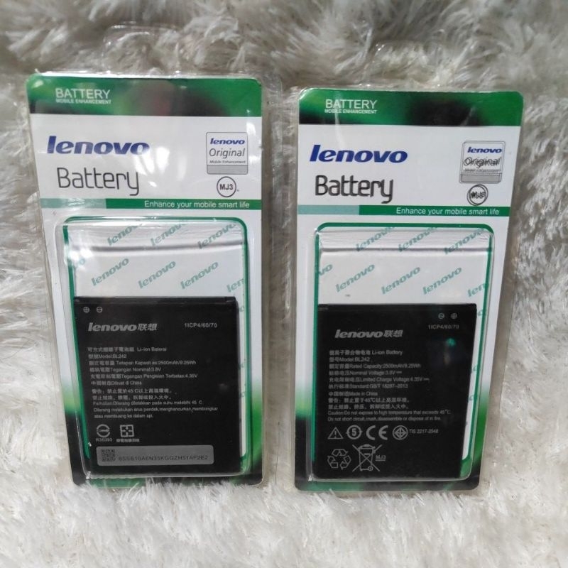 Baterai Original Lenovo A6000 Model BL242 Baterry Original kapasitas 2500 Mah Koalitas Sangat Bagus