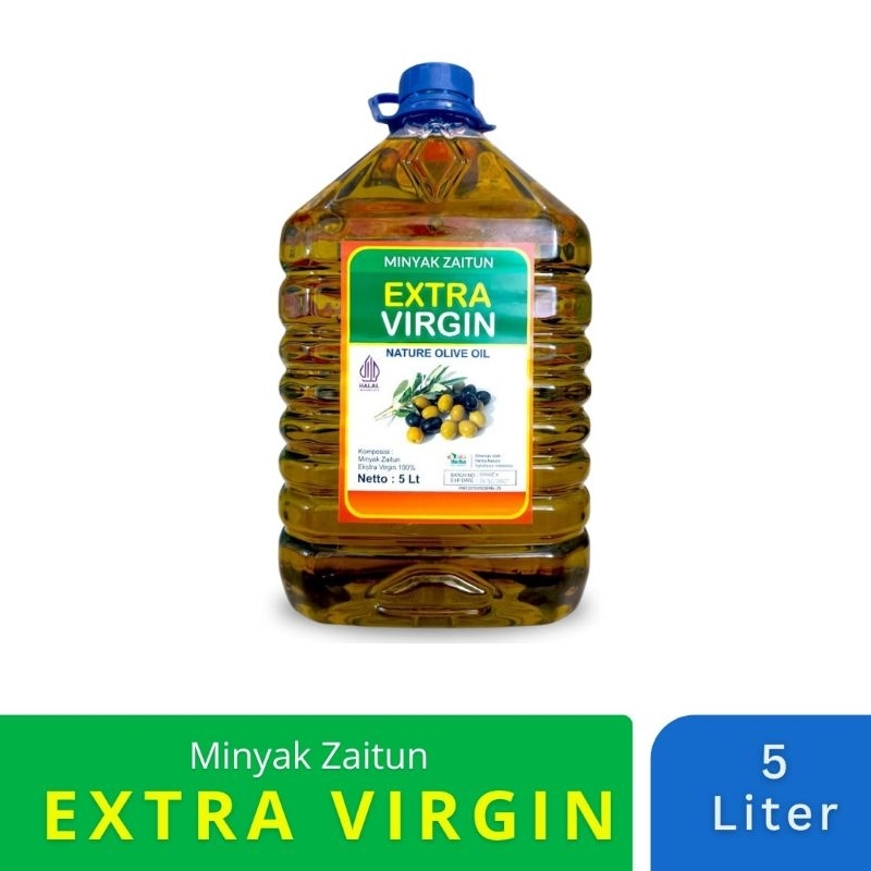 

Minyak Zaitun Extra Virgin 5 Liter Alfa Herbal Nature Olive Premium Oil Mengontrol tekanan darah Menurunkan resiko penyakit jantung