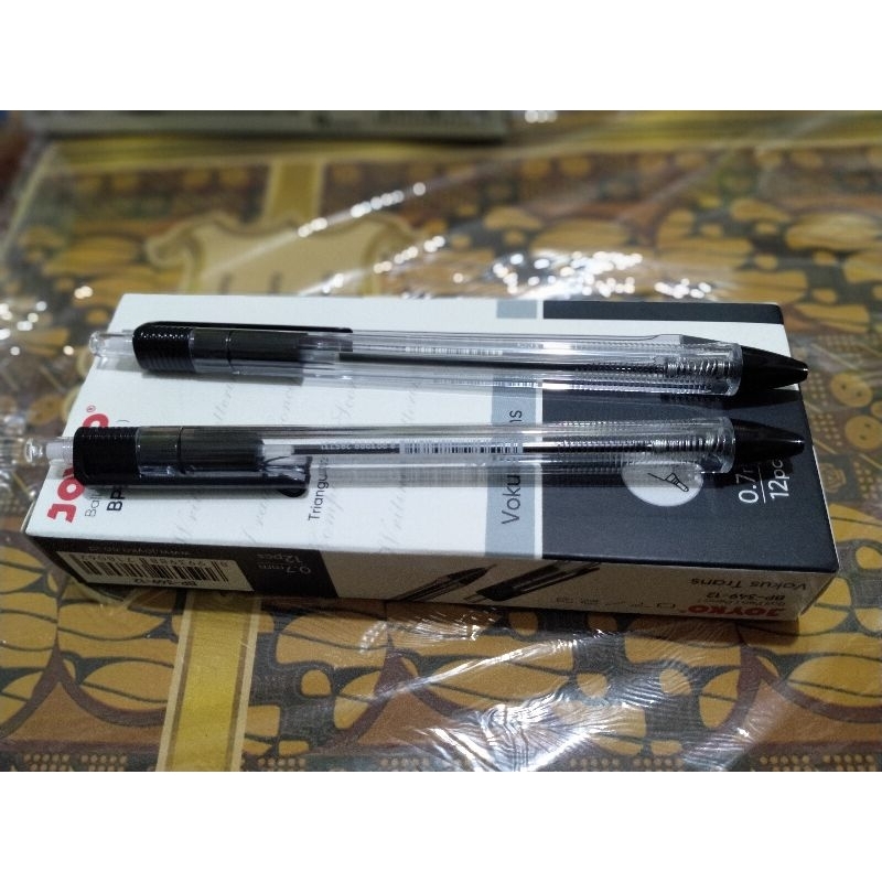 

pulpen joyko \ joyko jetrek \ pulpen vokus \ pulpen bening jetrek \ 6pcs