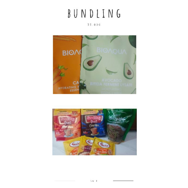 

FREE | Sale | Bundling | sale bumbu dapur | saus teriyaki | Nasi goreng | Good day kopi | Masker