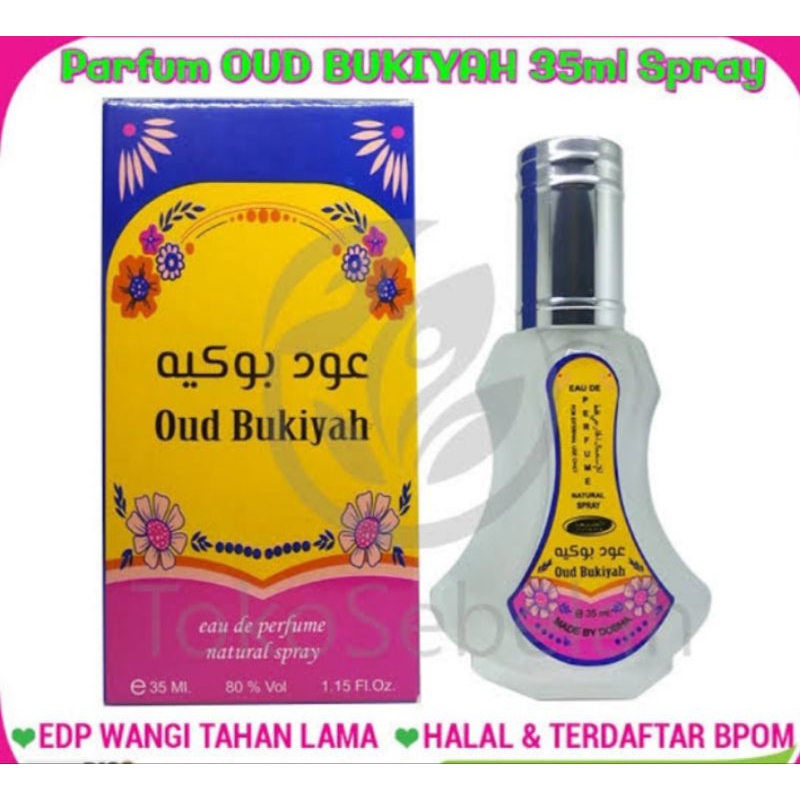 Parfum Spray Oud bukiyah isi 35Ml