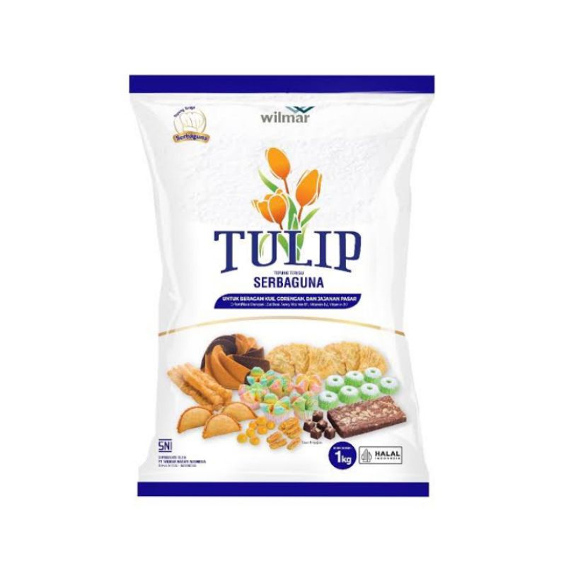 

Tepung Terigu Serbaguna Tulip 1kg