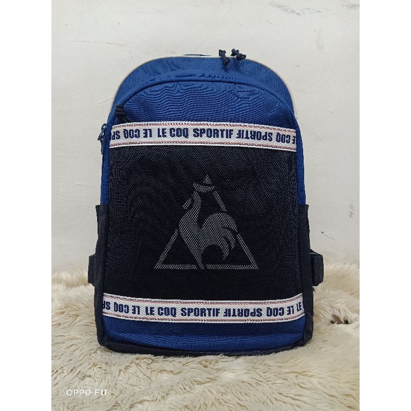 backpack lecoq sportif original big logo , thule ,osprey ,tnf