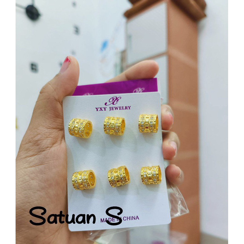 Yaxiya Liontin 24K - Liontin Kalung Mirip Emas 24K Paling Awet
