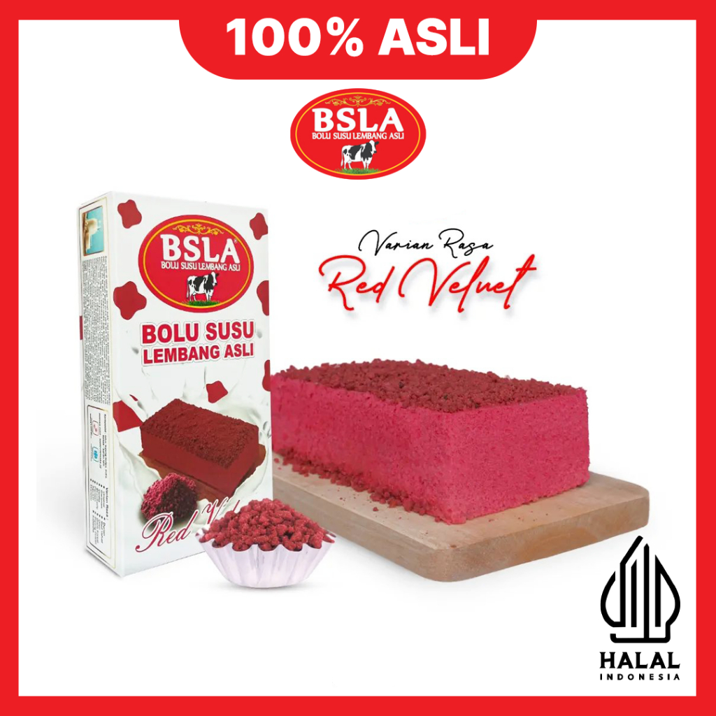 

Bolu Susu Lembang Asli - Red Velvet