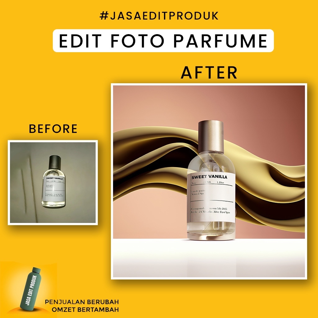 JSP Jasa edit foto produk parfum | edit foto parfume