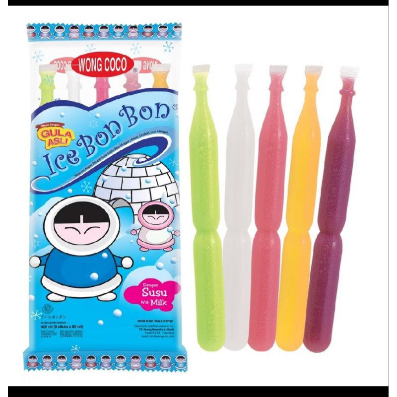 

WONG COCO ice stick bon bon eskimo with Milk isi 5