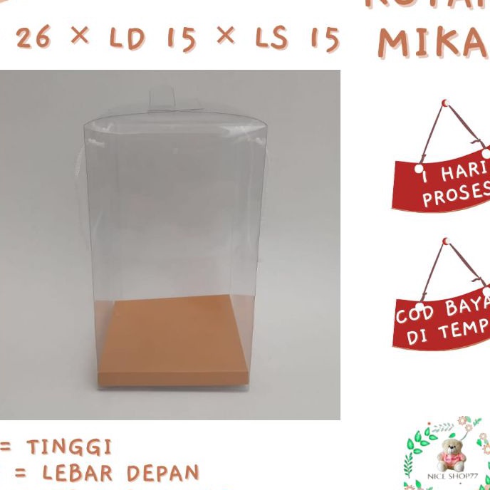 

Mega Kotak Mika tinggi 26cm