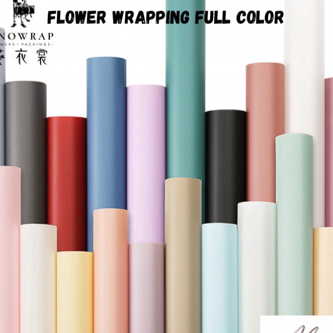 

Hemat Flower Wrapping Paper Full Color OPP Cellophane Kertas Buket Bunga Sinowrap