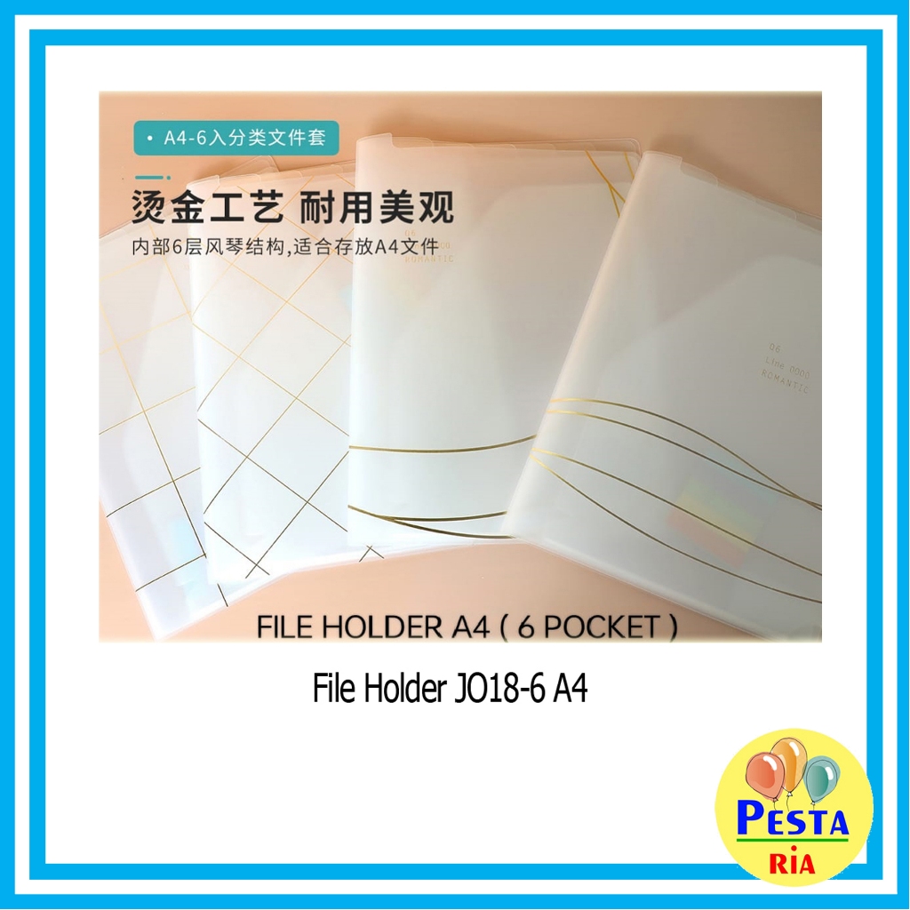 

Murah!! (1Pcs) Map Holder A4 6Pocket, File Holder, Map file