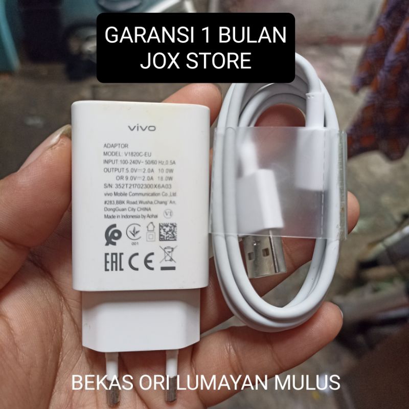 Charger Vivo Z1 pro dll kabel micro usb Ori Copotan Bekas Bawaan asli z1pro Indonesia