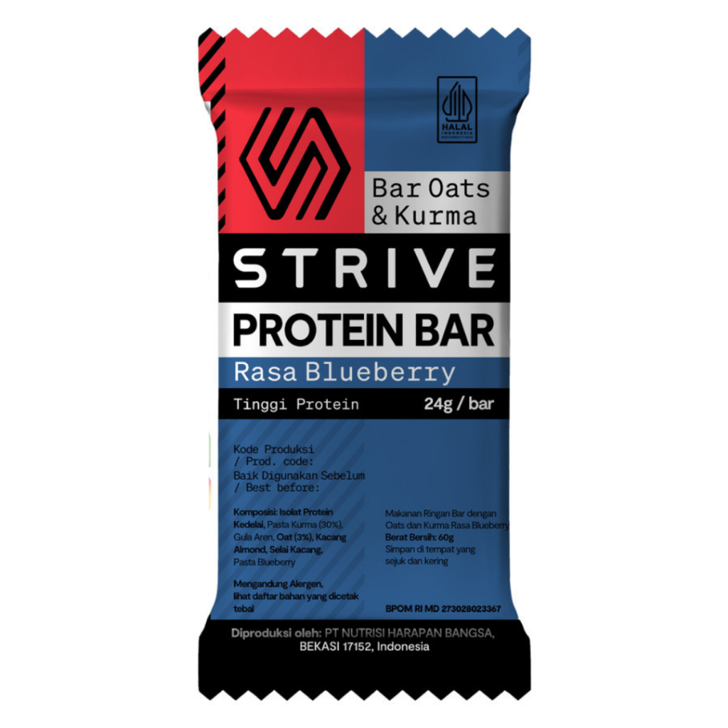 

Strive Protein Bar / Snack Energy Coklat