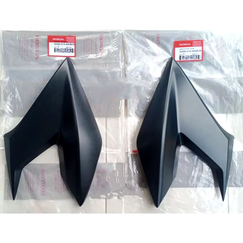 50260-K15-920MGB/50265-K15-920MGBSHROUD R/L MT GN BL FAIRING ATAU SAYAP TANGKI KANAN KIRI HITAM DOP 