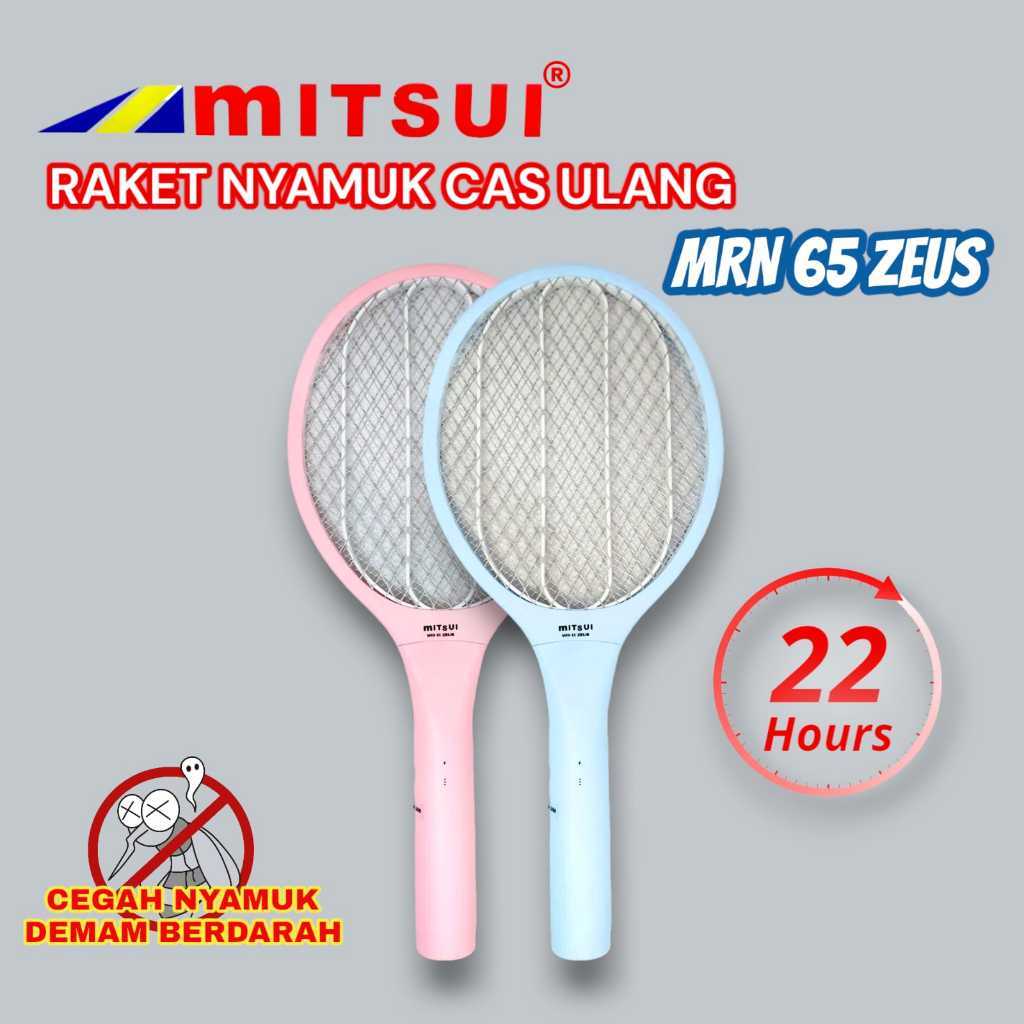 Mitsui Raket Nyamuk MRN 65 Zeus / Reket Cas Murah