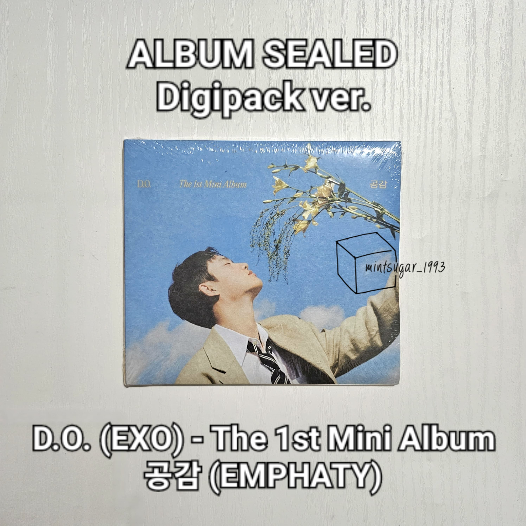 [ READY STOCK SEALED ] D.O. - Mini Album Vol.1 [ 공감 ] [ EMPHATY ] ( Digipack Ver. ) ( BLUE Ver.) ( 1