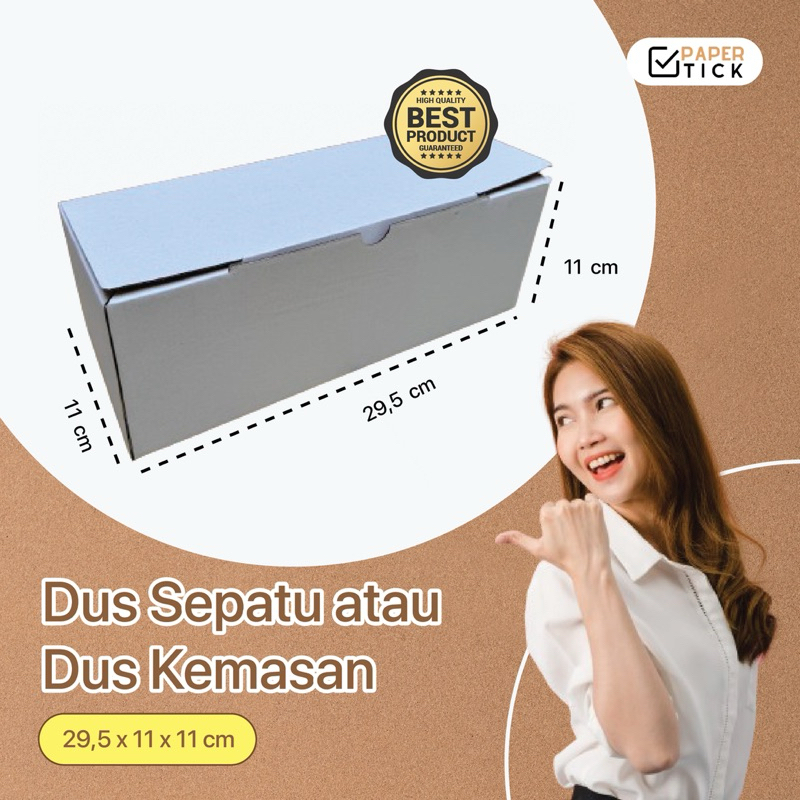 

Dus Putih 29,5x11x11 CM Sepatu Sandal Box Pengiriman Kemasan Dus Kraft Packaging
