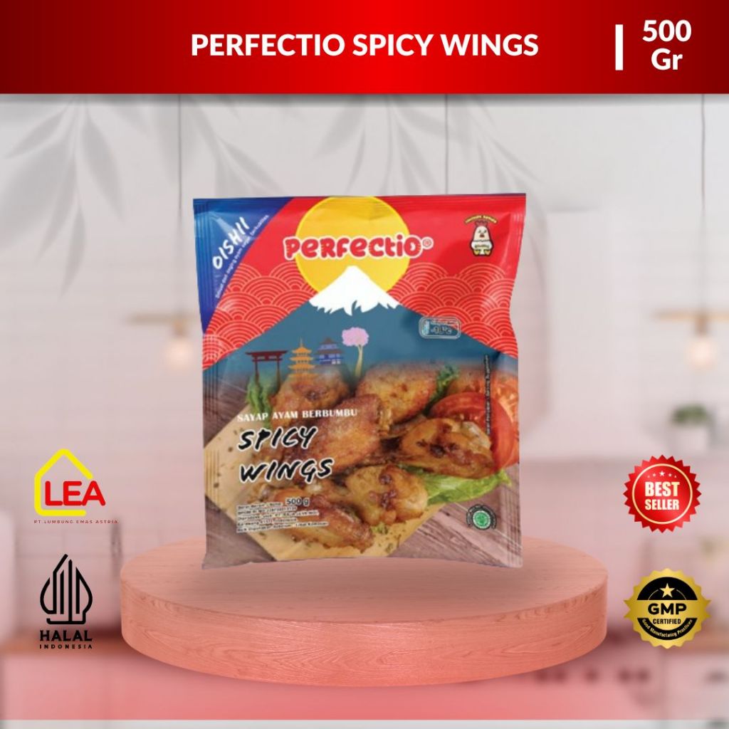 

Spicy Wings Perfectio 500gr / Sayap Ayam Pedas