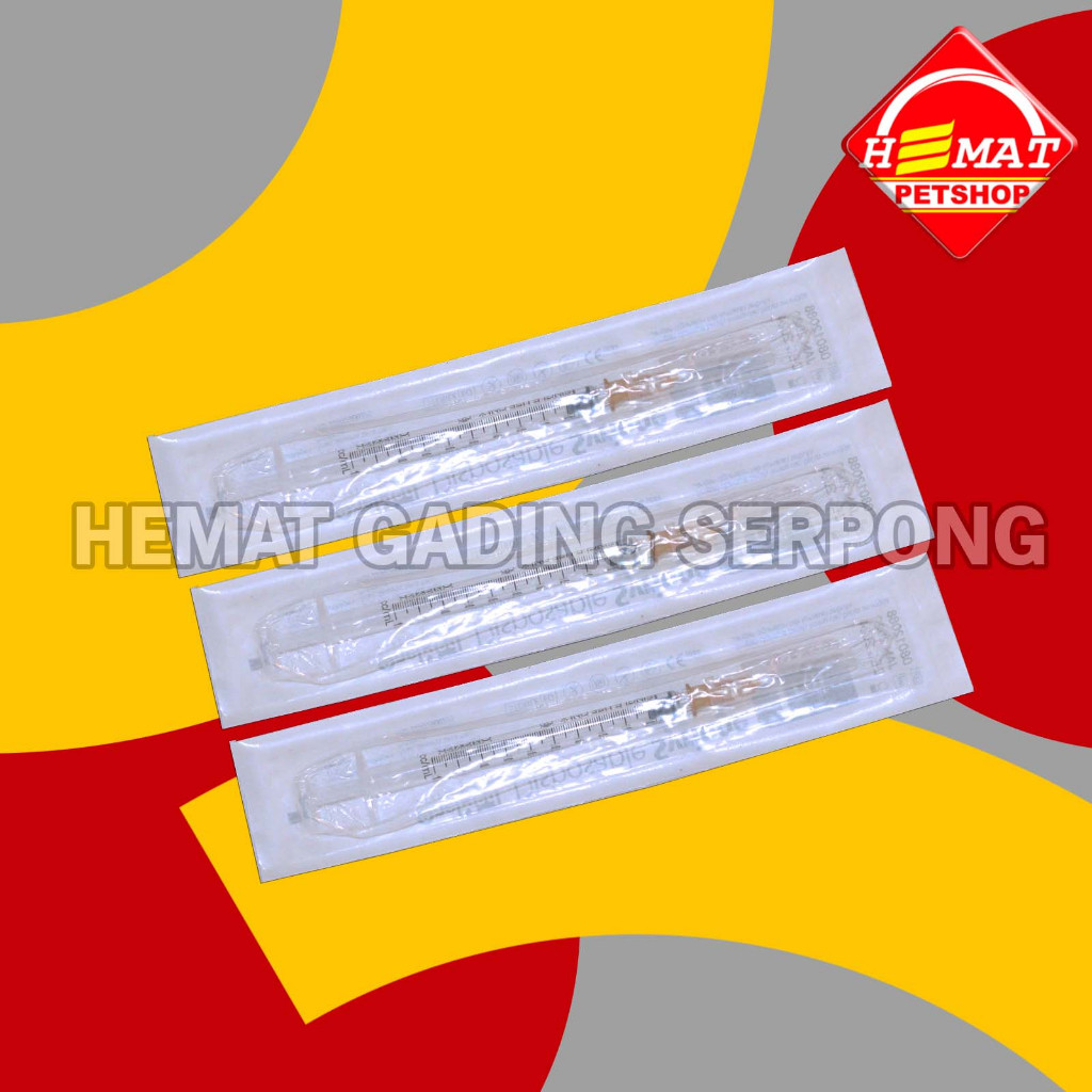 Spuit Spetan Suntikan Kucing Anjing 1 Ml Tanpa Jarum - Suntikan Spetan