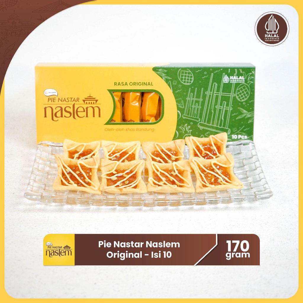 

Pie Nastar Naslem Original isi 10 pcs Oleh-Oleh Bandung by Ina Cookies