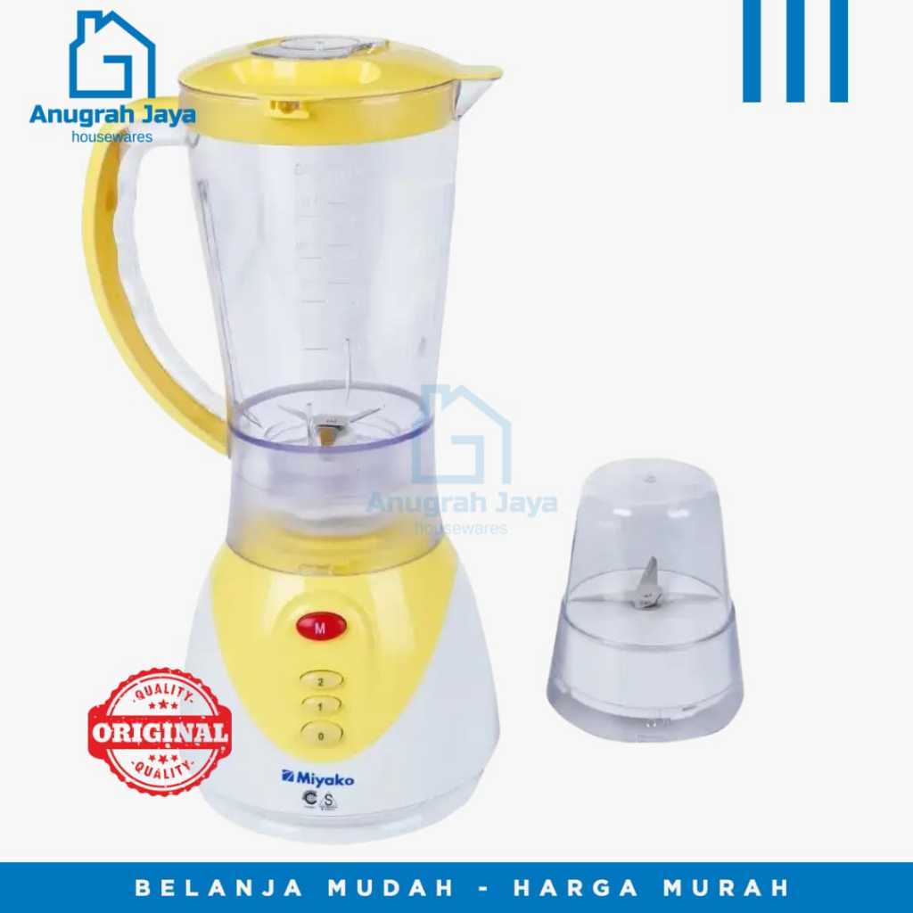 Blender Miyako BL-211 PLY (Plastik) - Kuning [1.5L]