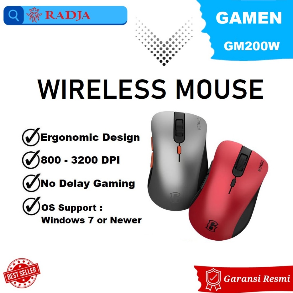 Gamen Wireless Gaming Mouse GM200W