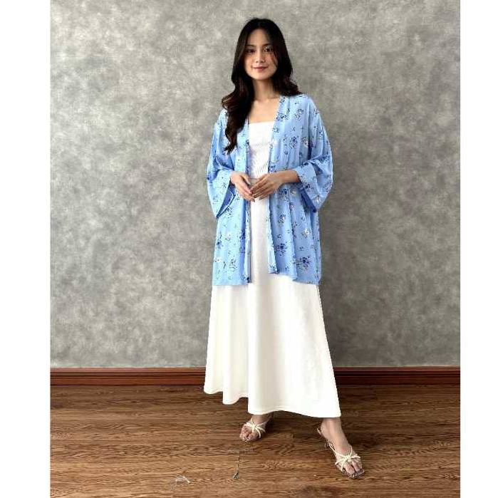 Outer Kimono Batik, Cardigan Wanita Oversize, Cardigan Katun