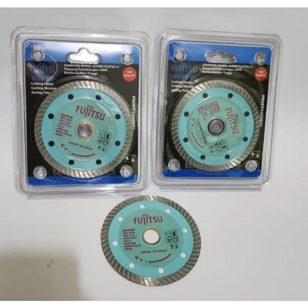 Mata Potong Keramik FUJITSU TURBO 4" / Diamond Wheel Potong Keramik