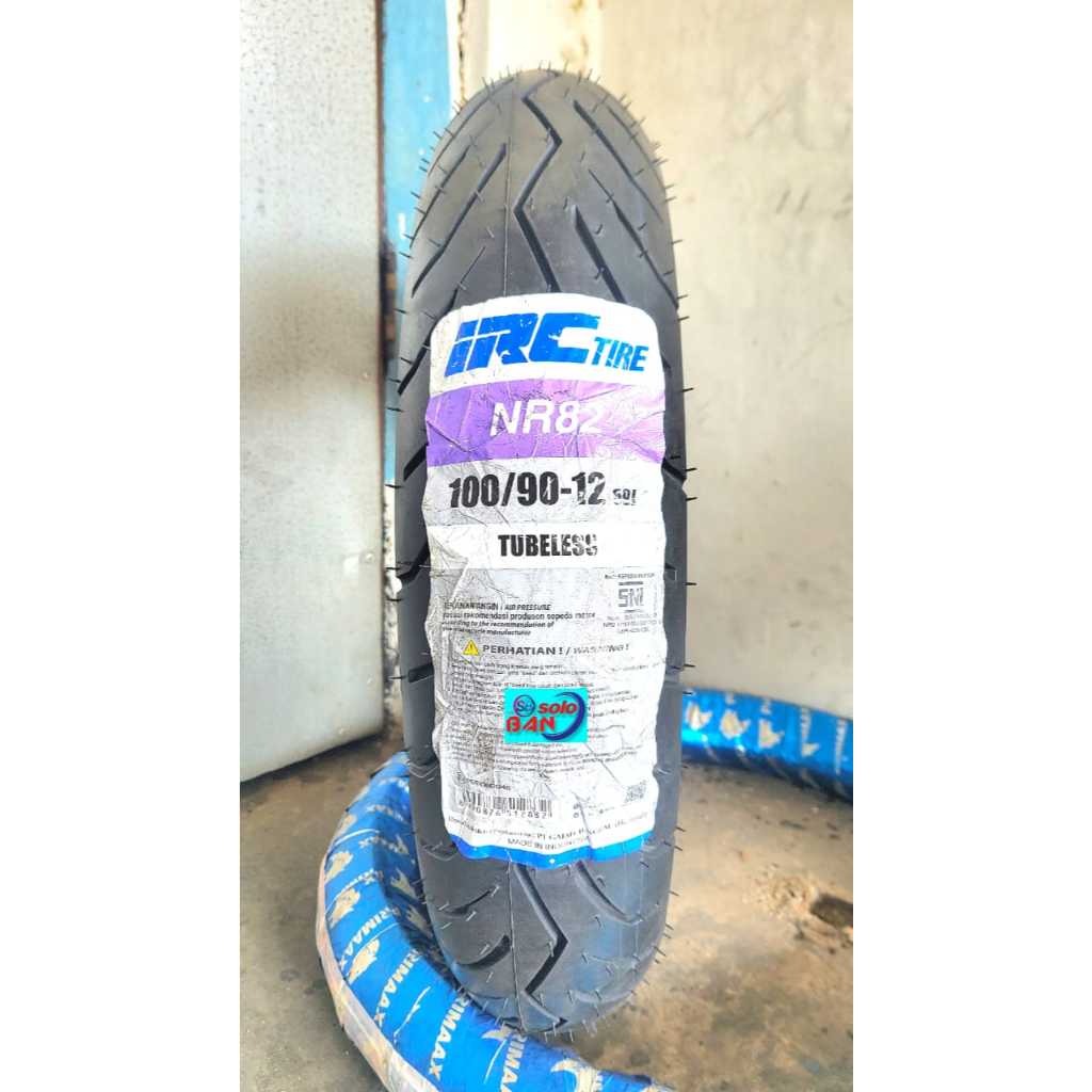 BAN TUBELES IRC NR82 100/90-12 RING 12 ban 100/90-12 ban irc 100/90-12 ban tubles ban motor ring 12 