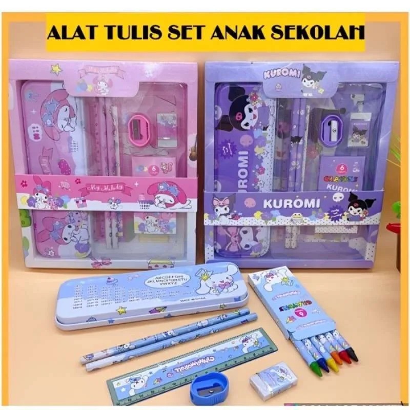 

SHENAR - KOTAK PENSIL SEKOLAH SET / TEMPAT PENSIL KOTAK PENSIL ANAK SET 7 IN 1 KUROMI / KOTAK PENSIL KUROMI / TEMPAT PENSIL ALAT TULIS KUROMI / HADIA ULANG TAHUN ANAK / AIKA STATIONERY SET,LEMARIPORTABLE168