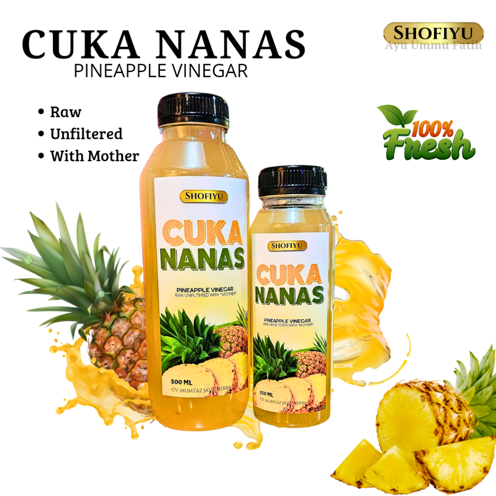 

Cuka Nanas Original / Cuka Nanas Shofiyu / Cuka Nanas Asli