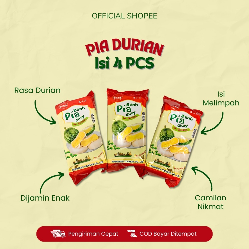 

PIA DURIAN JAMIN ENAK