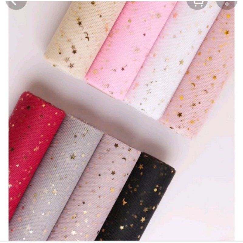 

kertas bunga kain jaring