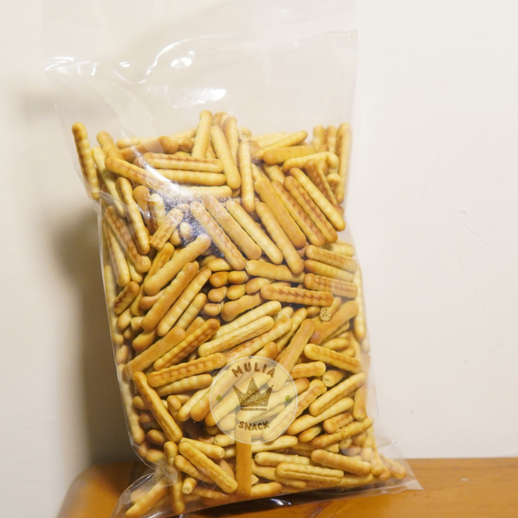 

Biskuit Stik jari rasa Durian 500 gram