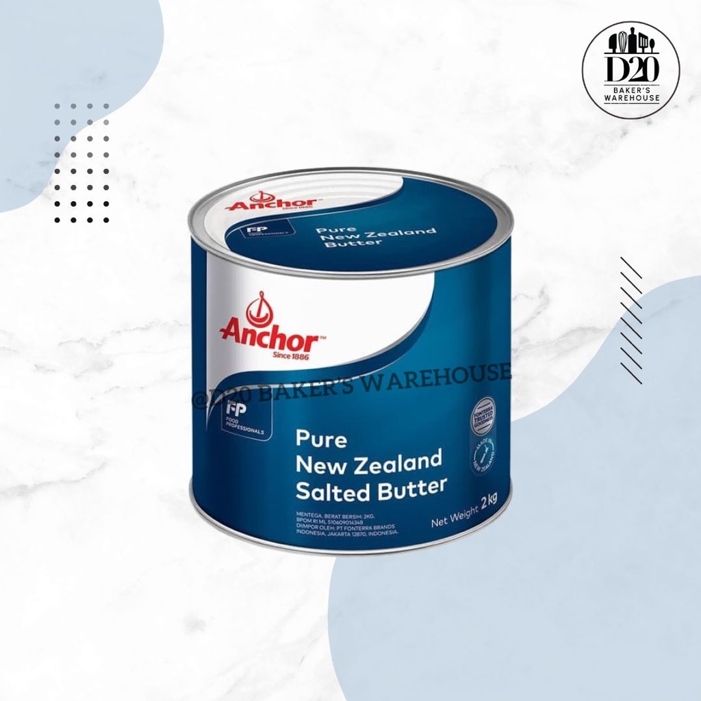 

Anchor Pure New Zealand Salted Tinned Butter 2kg