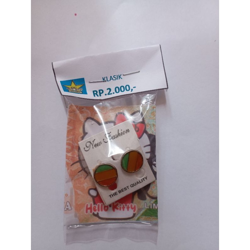 anting suweng warna warni