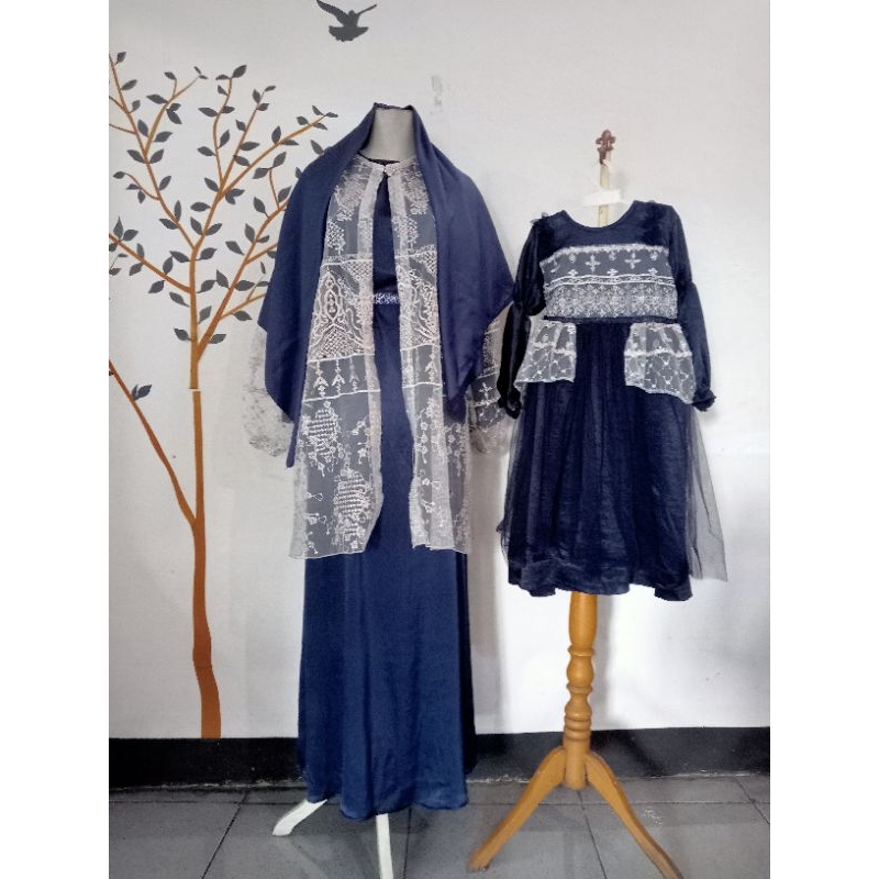 preloved baju lebaran couple ibu dan anak